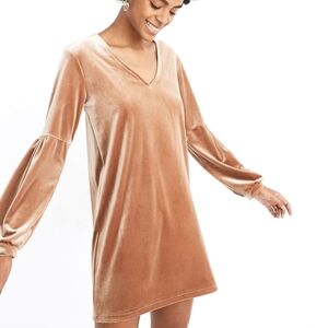 Madewell Balloon-Sleeve Velvet Dress Sz. XS